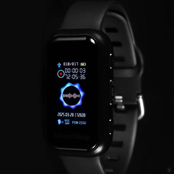 EVP Recorder Wrist Band for Ghost Hunting and Audio Recording