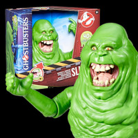 Ghostbusters Slimer Squash and Squeeze Animatronic box and Toy