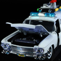 Ghostbusters Ecto-1 Die Cast Metal Vehicle Open Hood