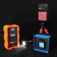 Ghost hunting kit with EMV meter, night vision video and EVP