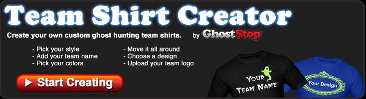 Ghost Hunting Team Shirt Printing
