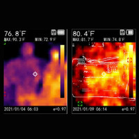 Thermal Camera for ghost hunting sample shots