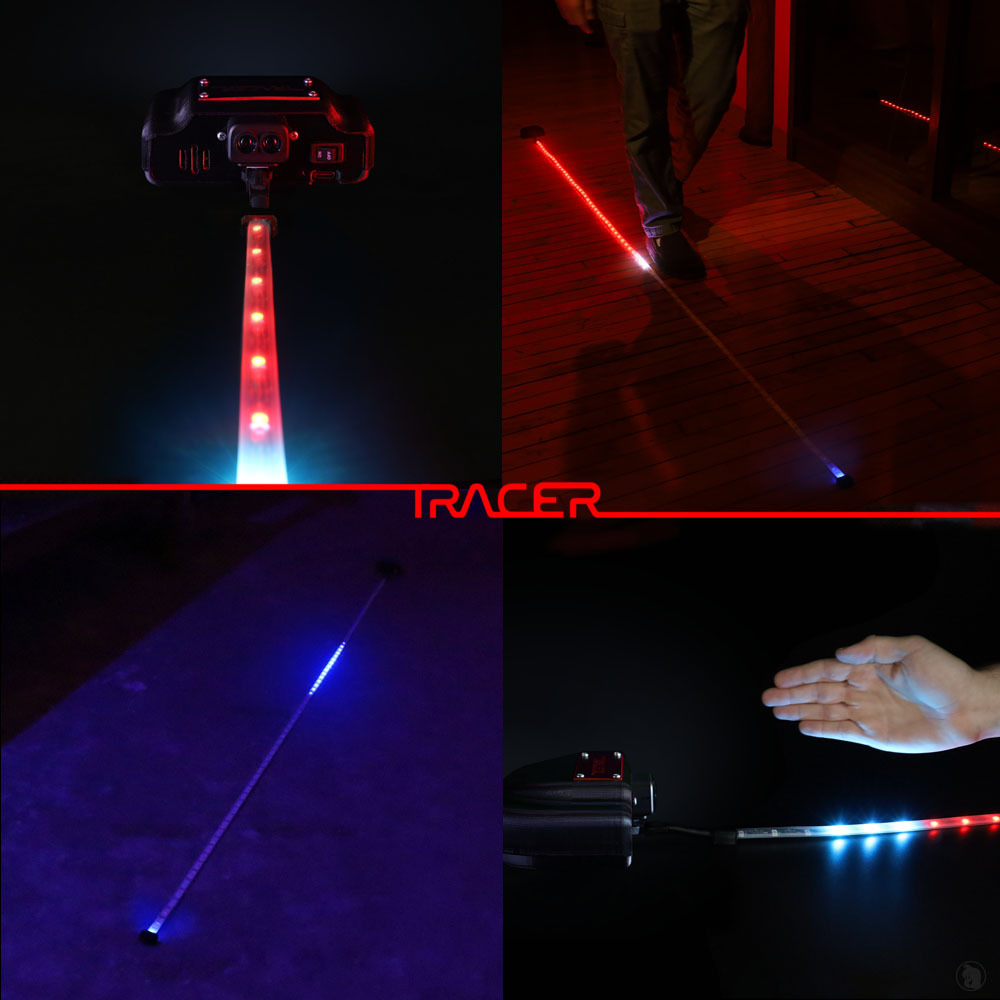 tracer light wire demonstration photo grid